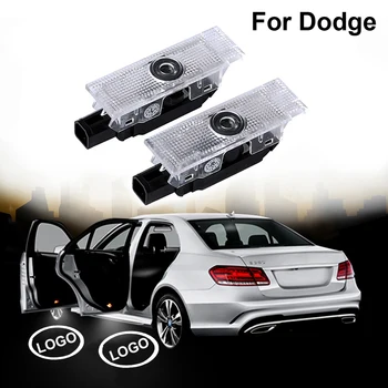 

2 pcs For Dodge Challenger 2015-2018 Car Door Logo Light LED Ghost Shadow Emblem Projector Lamp