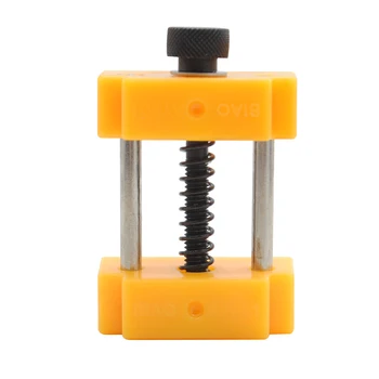 

Watch Case Clamp Holder Adjustable Watchmakers Vice Repair Tool For Wristwatches (Color: Yellow)