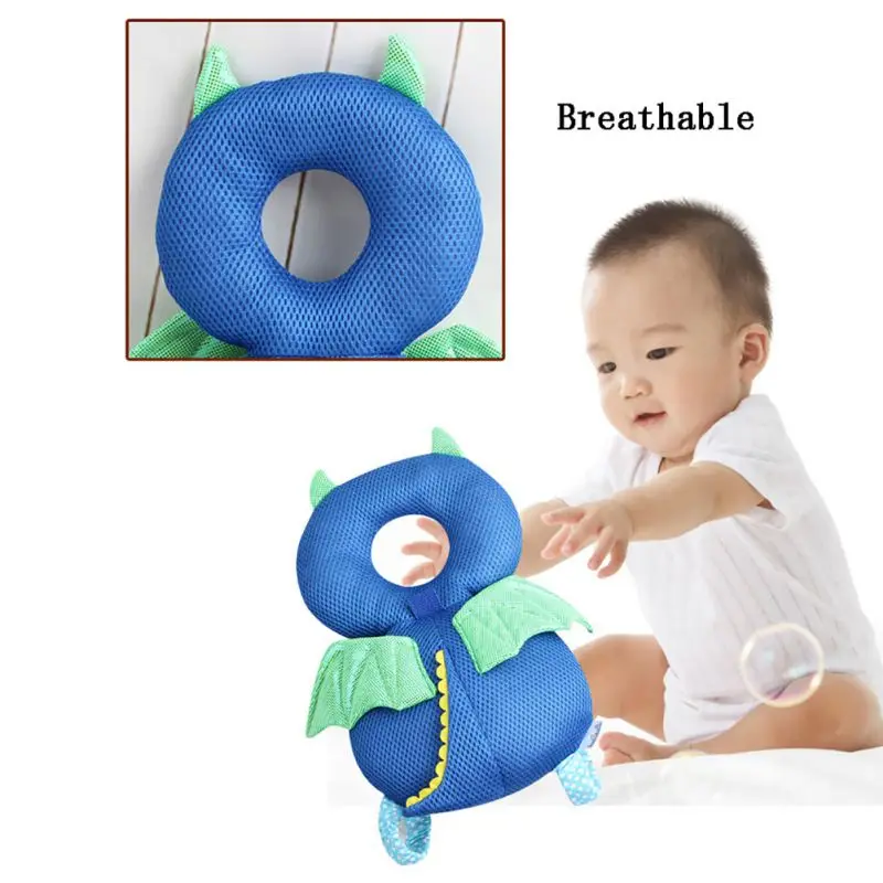 Защита для головы новорожденного малыша, защита для спины, подушка для младенцев, повязка на голову для малышей, медведь, кролик, защитная подушка для головы ребенка