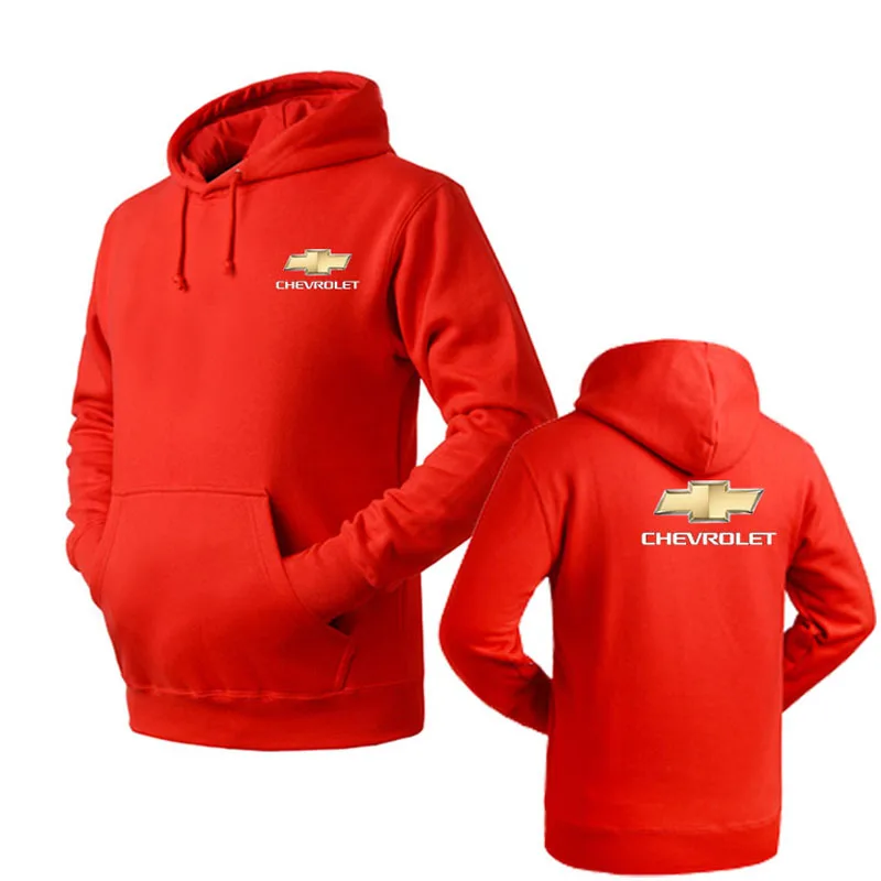 Модный пуловер с капюшоном, мужская толстовка с логотипом Chevrolet, пуловер с капюшоном, хлопковые топы, стильные брендовые новые мужские толстовки с капюшоном