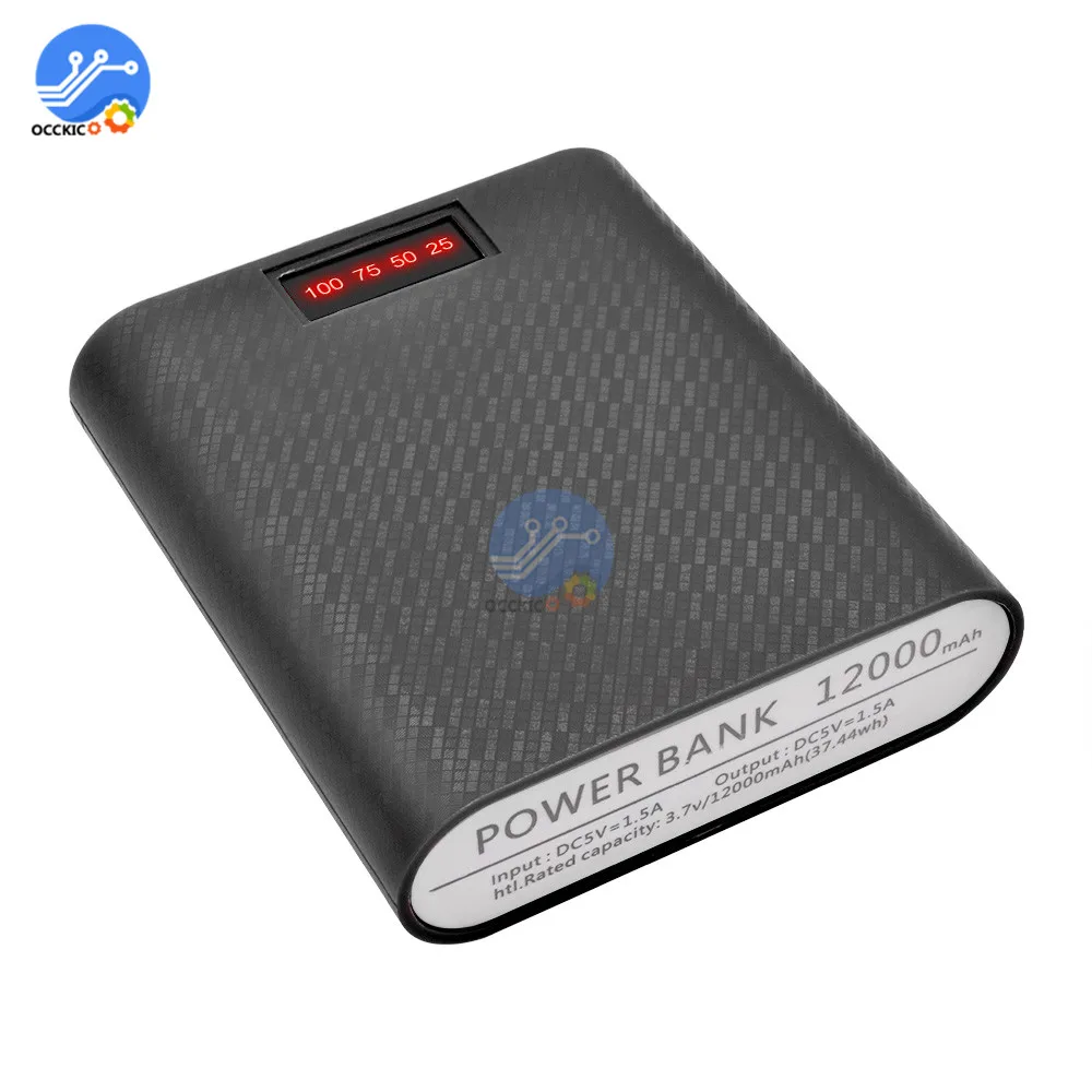 Коробки для хранения аккумуляторов 4X18650 USB Блок питания держатель блок 18650