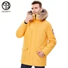 2022 Men Winter Jacket Brand Clothing Thicken Male Coat Parkas Hooded Natural Raccoon Fur Long Bio-Down Winter Jackets Degree-30 ► Photo 2/6