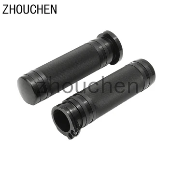 

1 Pair 25mm Motorcycle Throttle Rubber Handlebar Hand Grips Clutch Lever Sleeves For Harley