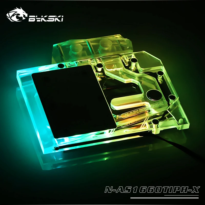Bykski охладитель GPU совместимый ASUS TUF RTX 2060 O6G игровой двойной GTX 1660Ti O6G Phonix графический блок N-AS1660TIPH-X