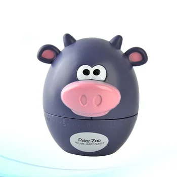 

Cute and Simple Cow Shsped Cartoon Kitchen Mechanical Timer for Kitchen Restaurant