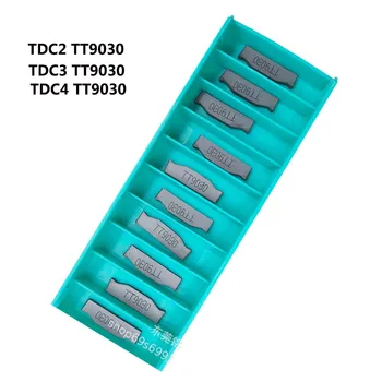 

10pcs TaeguTecTDC2 TDC3 TDC4 TT9080 TT9030 Carbide Inserts 2MM 3MM 4MM Grooving CNC Lathe Tool Turning Tool CNC Tools Slotting