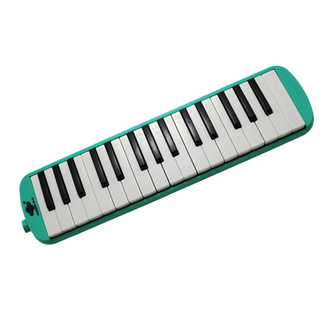 32 клавиши мелодика Фортепиано стиль Pianica музыкальный образовательный инструмент образовательная игрушка подарок для детей-красный розовый зеленый синий - Цвет: Зеленый