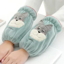Cartoon Waterproof Cuff Korean-style Cute Students Office Antifouling Long Sleeves Autumn And Winter Daily Use Oversleeve Wholes
