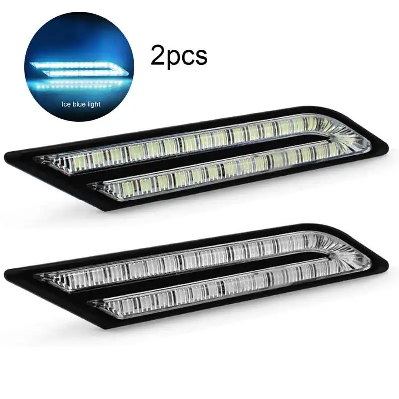 

2Pcs LED Car DRL Daytime Running Light 12V Car Brake Steering Light Source Car Styling Blade Running Light Car Signal Light