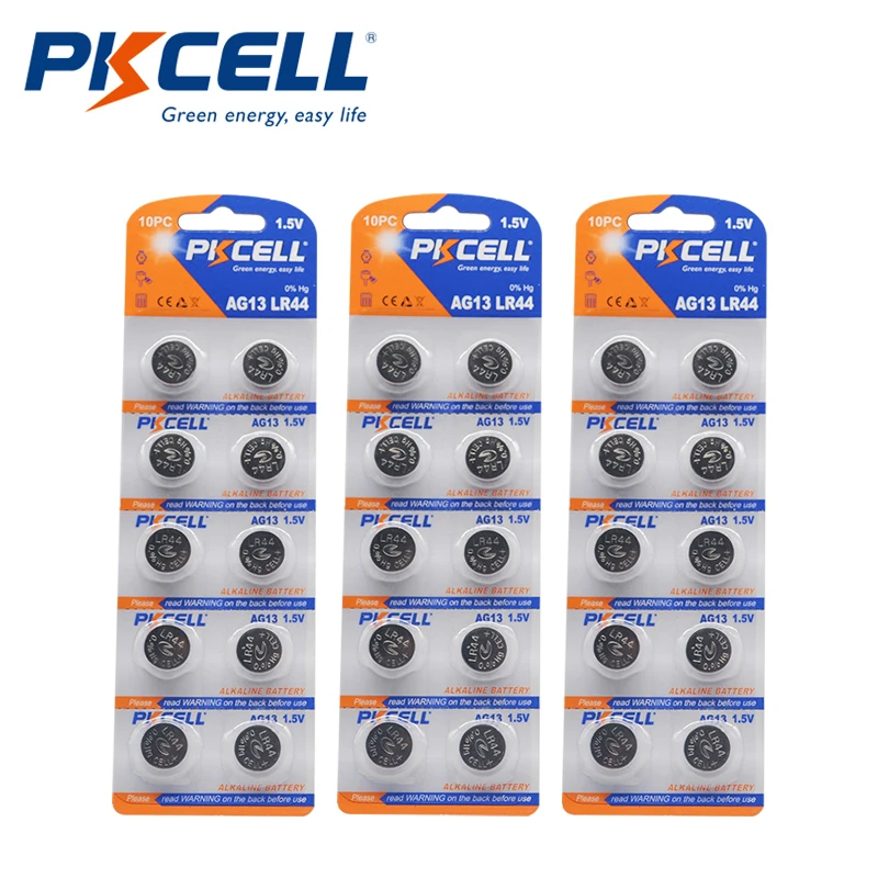 30pcs Ag13 Lr44 Thermometer Battery 1 5v Alkaline Button Battery 357a 6 303 Sr44sw Sp76 L1154 Rw Rw42 G13 Batteries Lr44 Battery G13 Batteriesbattery 357a Aliexpress