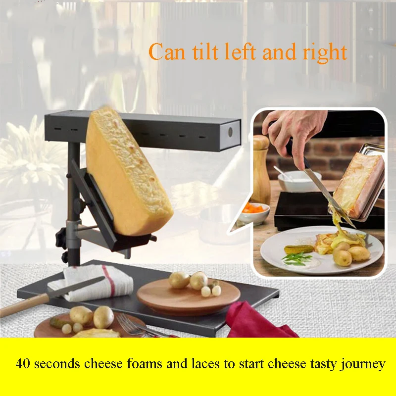 Электрическая машина для нагрева сыра raclette с реверсивным лотком нагреватель хот