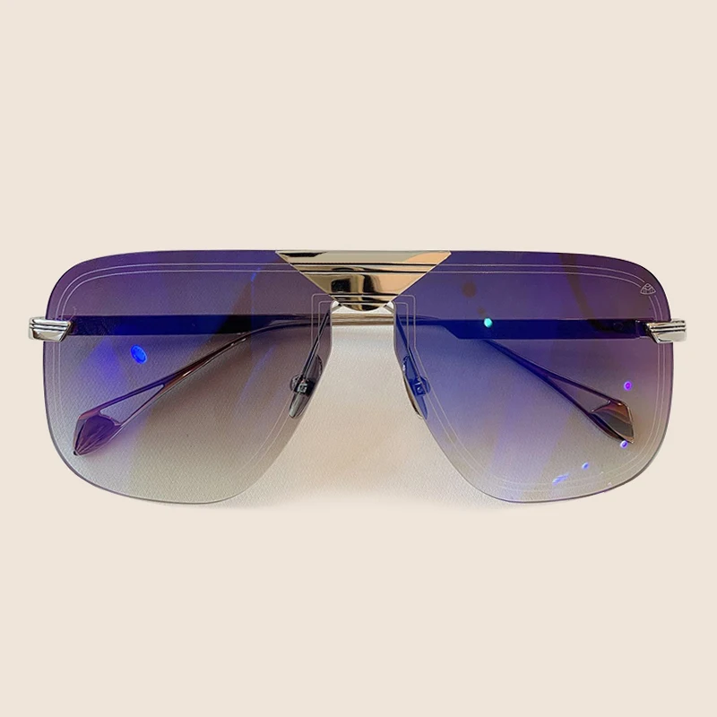 Винтажные Квадратные Солнцезащитные очки для женщин gafas de sol hombre, брендовые дизайнерские женские солнцезащитные очки без оправы