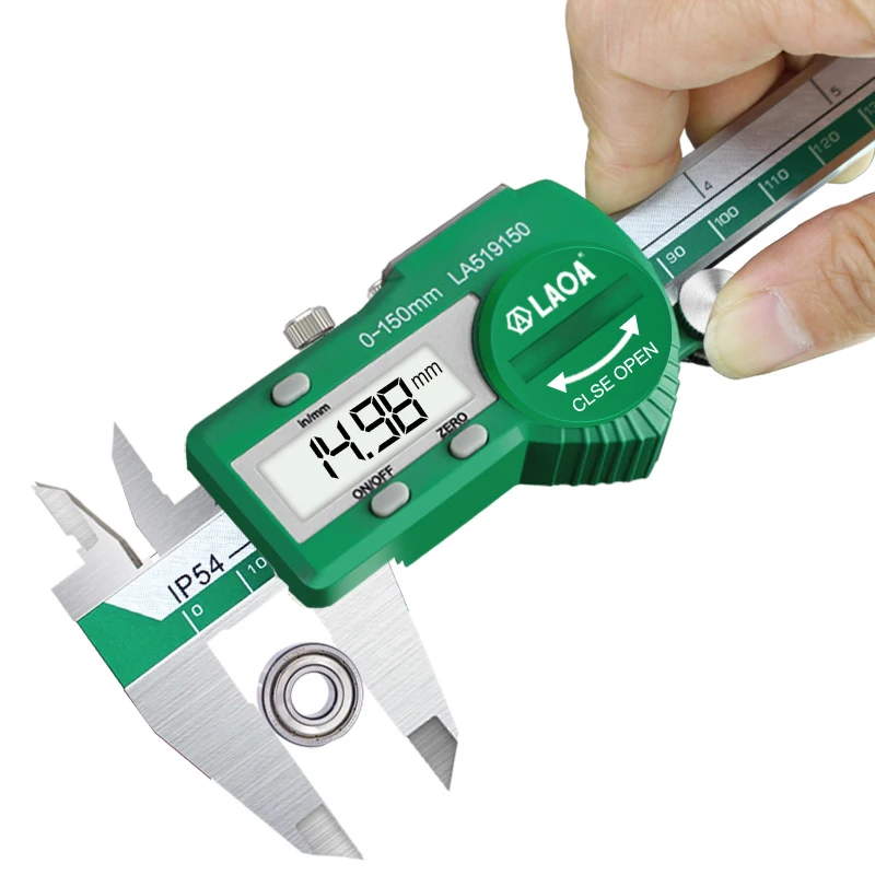 Digital Vernier Caliper 6 inch 150mm Stainless Steel Electronic Metal Waterproof