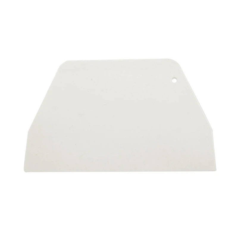 19 cm x 12.5cm Flat White Plastic Cake Decorator Dough Pastry Scraper Tool | Дом и сад