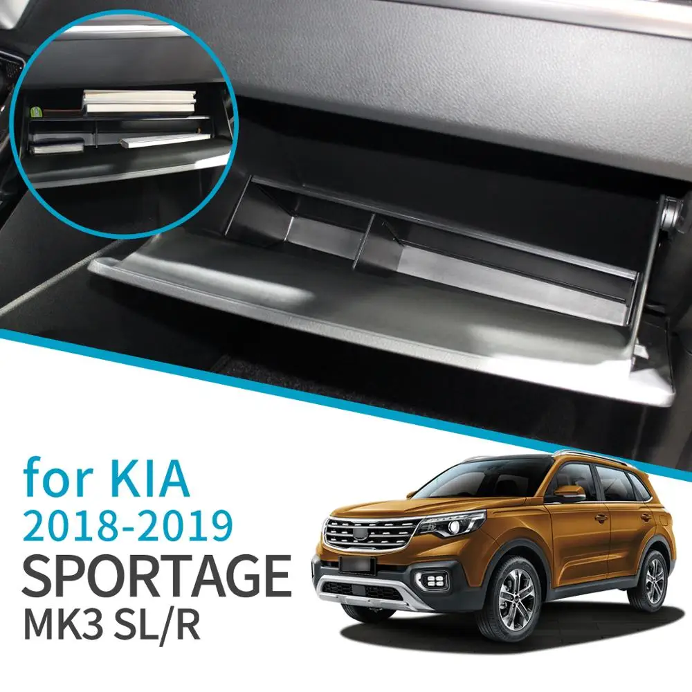 Smabee, автомобильный бардачок, интервальное хранение для Kia Sportage MK3 SL, новая модель, аксессуары, управление, копилот, коробка