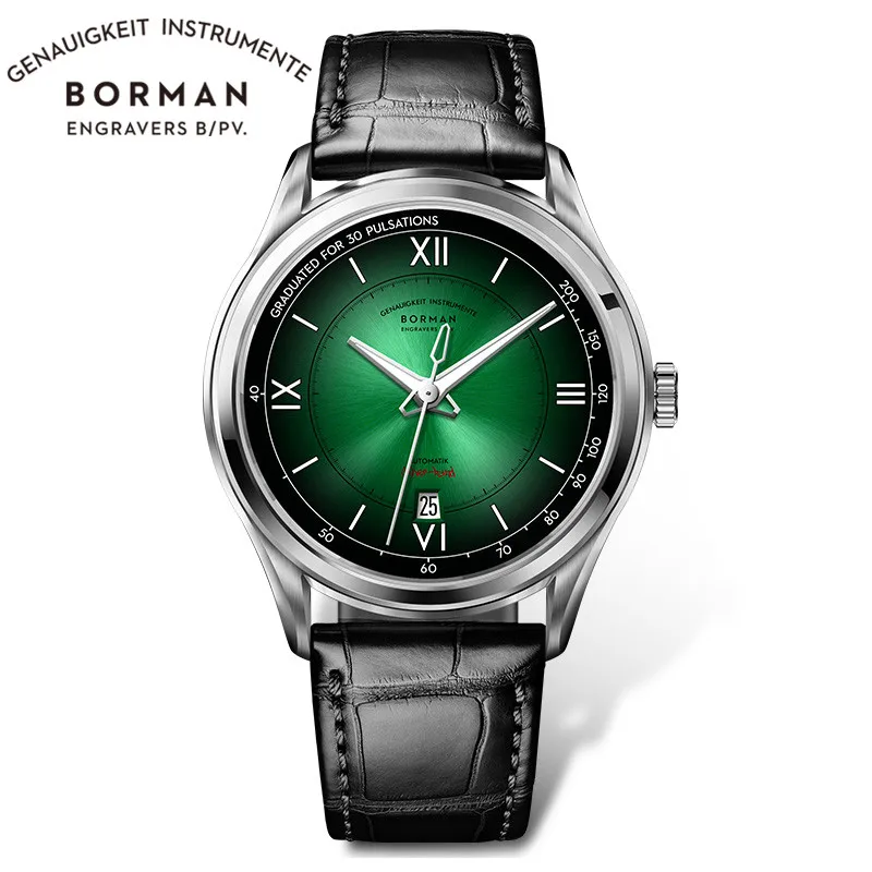 

Switzerland Luxury Brand BORMAN Automatic Mechanical Men's Watches Sapphire 50M Waterproof Luminous Hands Reloj Clocks BM3878