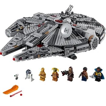 

IN Stock 1351pcs blocks lepining star wars Millennium years starwars Falcons Lando Calrissian Building Blocks Toys 75257