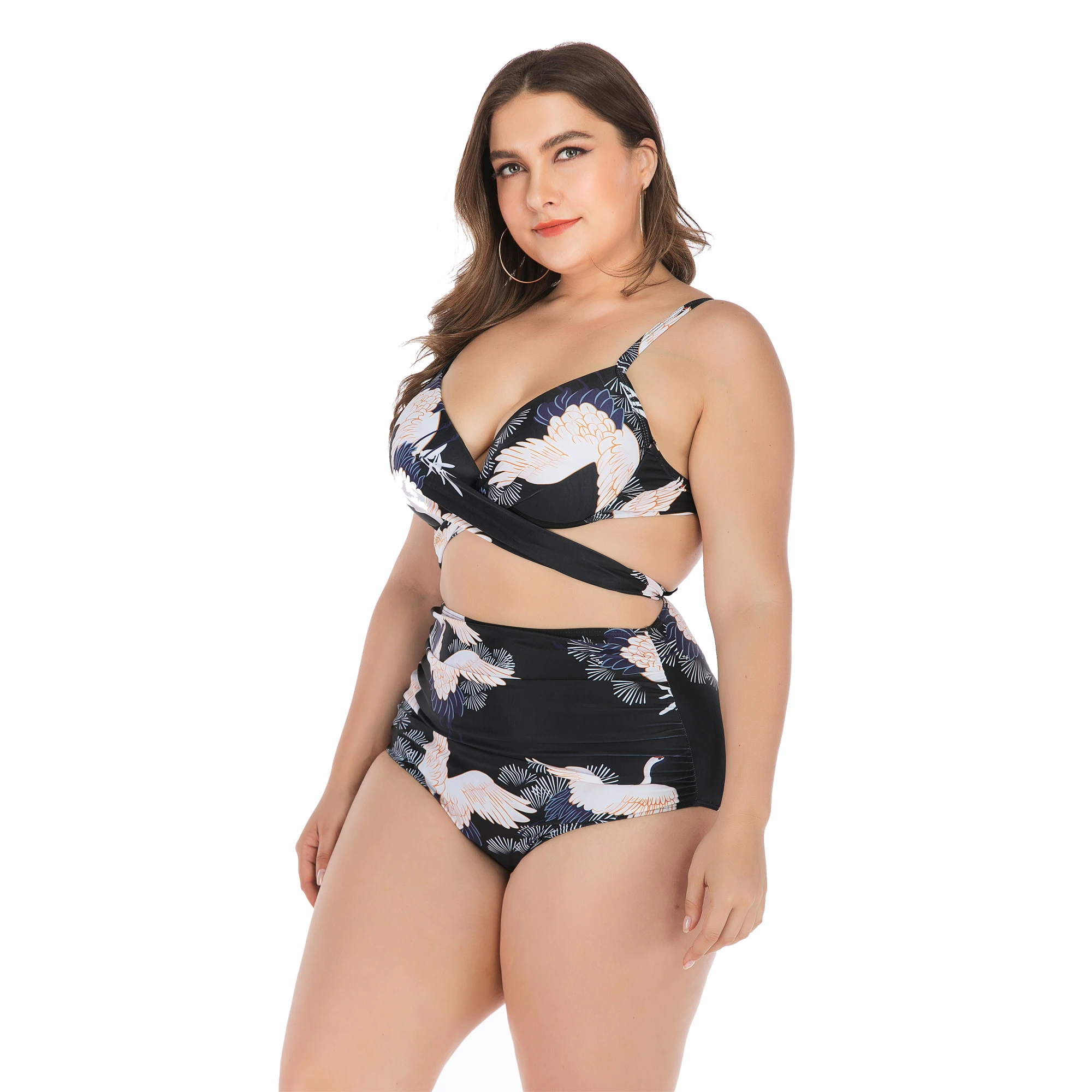 DROZENO, бикини, Mujer, сексуальное, de talla grande, 3XL, с лямкой через шею, бикини, traje de bauno, женское, бразильское, пуш-ап,, traje de bauno conjun