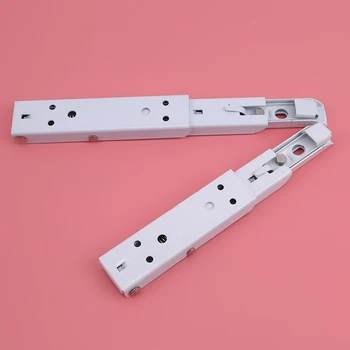 

8inch 10 inch White Length Steel Tri-fold Spring Shelf Bracket Wall Mounted Self Support Metal Angle Bracket