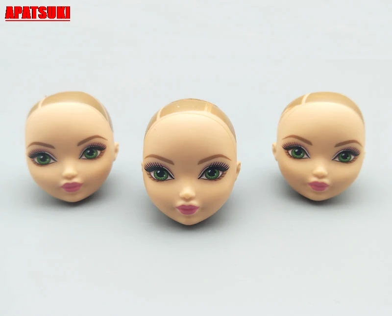 1 шт. мягкие пластиковые головки для кукол Monster High 1:6 куклы BJD без головы волос