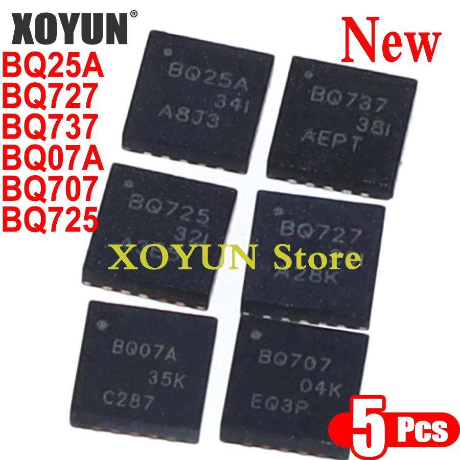 5pcs/lot Bq25a Bq727 Bq737 Bq07a Bq707 Bq725 Bq24725a Bq24727 Bq24737 ...