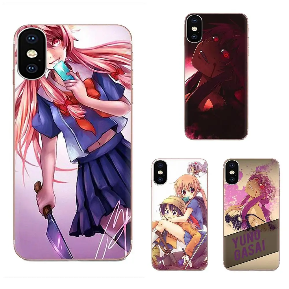 Мягкий ТПУ Модный чехол Mirai Nikki дневник будущего с Юно гасай для Xiaomi Redmi Note 2 3 3S 4 4A 4X5