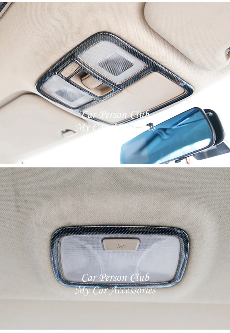 Аксессуары для hyundai ix35 2010- переднее заднее освещение для чтения панель Крышка для чтения рамка лампы отделка ABS хром автомобиль Стайлинг