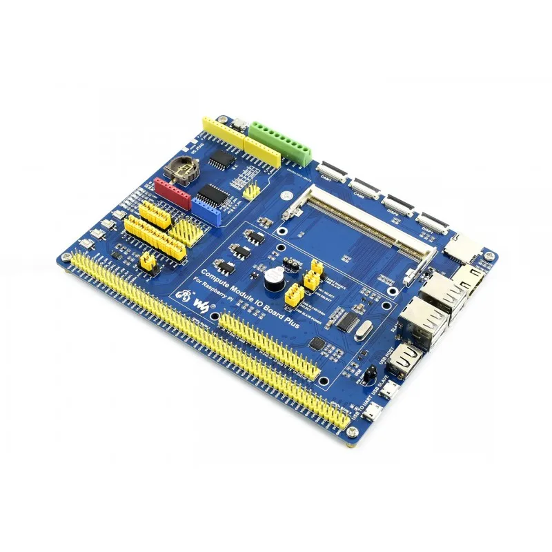 

Compute Module IO Board Plus Composite Breakout Board For Developing With Raspberry Pi CM3 / CM3L / CM3+ / CM3+L