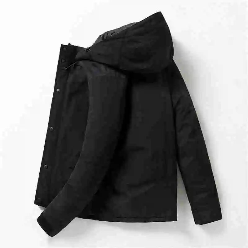 New arrival White Duck Down Jacket Men Autumn Winter Warm Hooded Coat Men's Ultralight Duck Down Jacket Windproof Parka 837