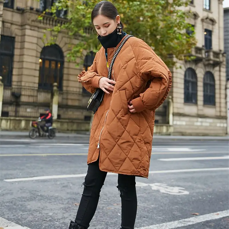 SuperAen, корейский стиль, парки, пальто для женщин, Harajuku, зима, новинка, хлопок, теплые парки, пальто для женщин, сплошной цвет, женская одежда