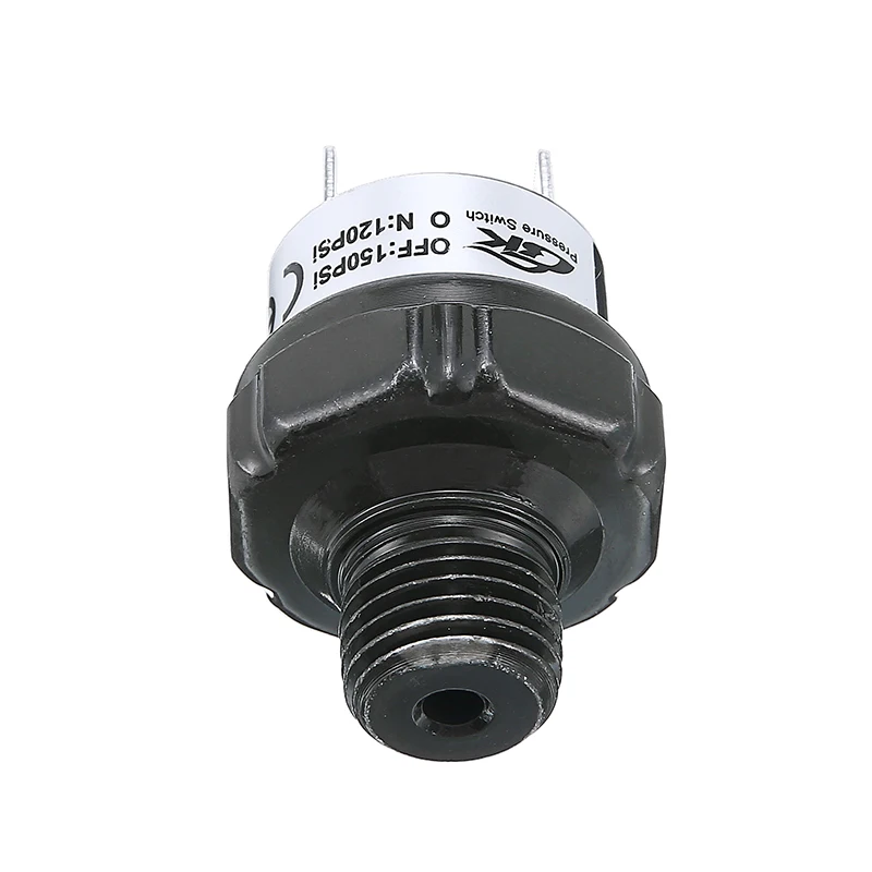 Black Air Compressor Tank Pressure Metal Control Switch Valve 120~150 PSI 1/4" NPT End metal Mayitr Lighting Accessories|Выключатели|