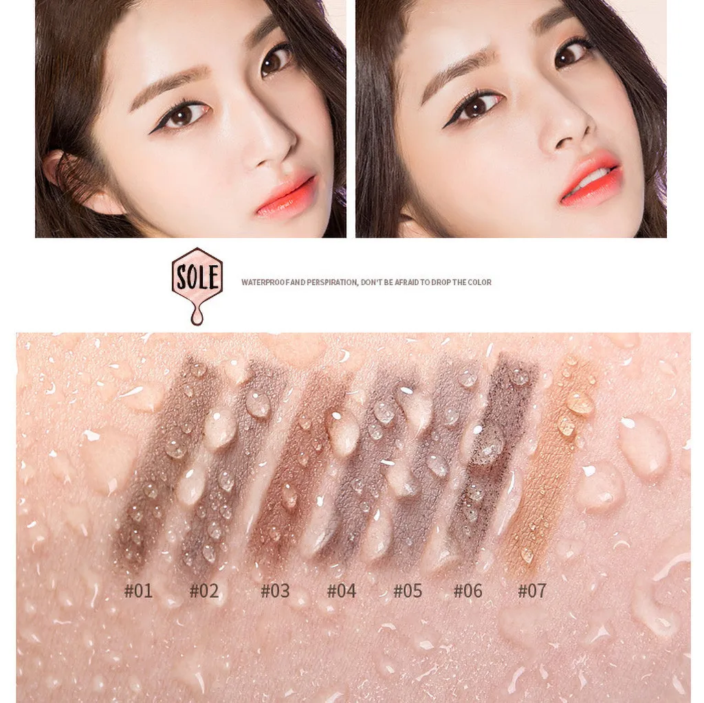 Карандаш для бровей 2019 двойная головка твердая ручка водонепроницаемая и