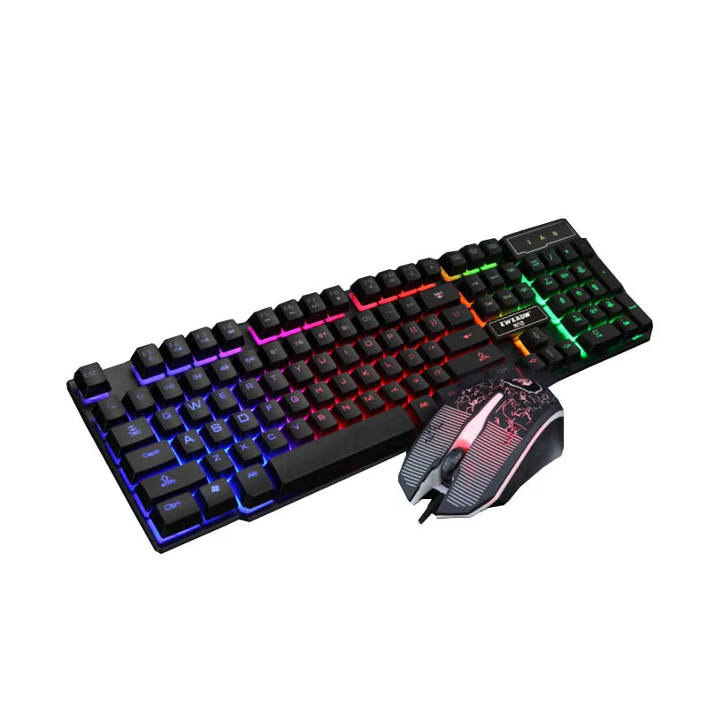 

Cross Border for Former Walker KMX50 Rainbow Shining Mouse And Keyboard Board Game Set Keyboard And Mouse Set AliExpress Wi