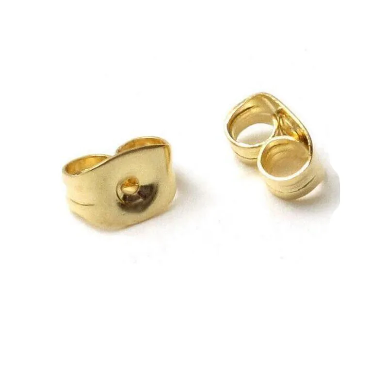 100pcs 4.5x6mm Silver Tone Stainless Steel Nut Clutch Stud Earrings Posts &amp Backs Fittings Ear Stoppers Jewelry Making | Украшения и