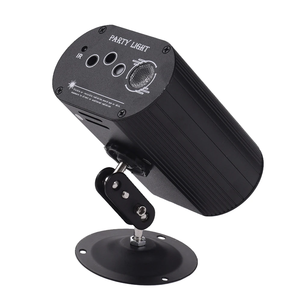 

Mini Voice Activated Led Stage Disco Stage Projector Party Lights Flash DJ Lights with Remote Control for Home KTV Bar Car