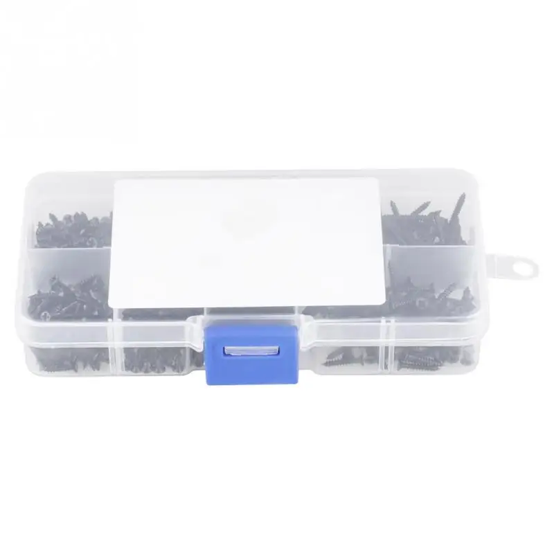 

Best 800Pcs/Lot M2 Cross Screws Self Tapping Screws Carbon Steel Countersunk Flat Cross Head Screw Bolt Set Assortment Kit Black