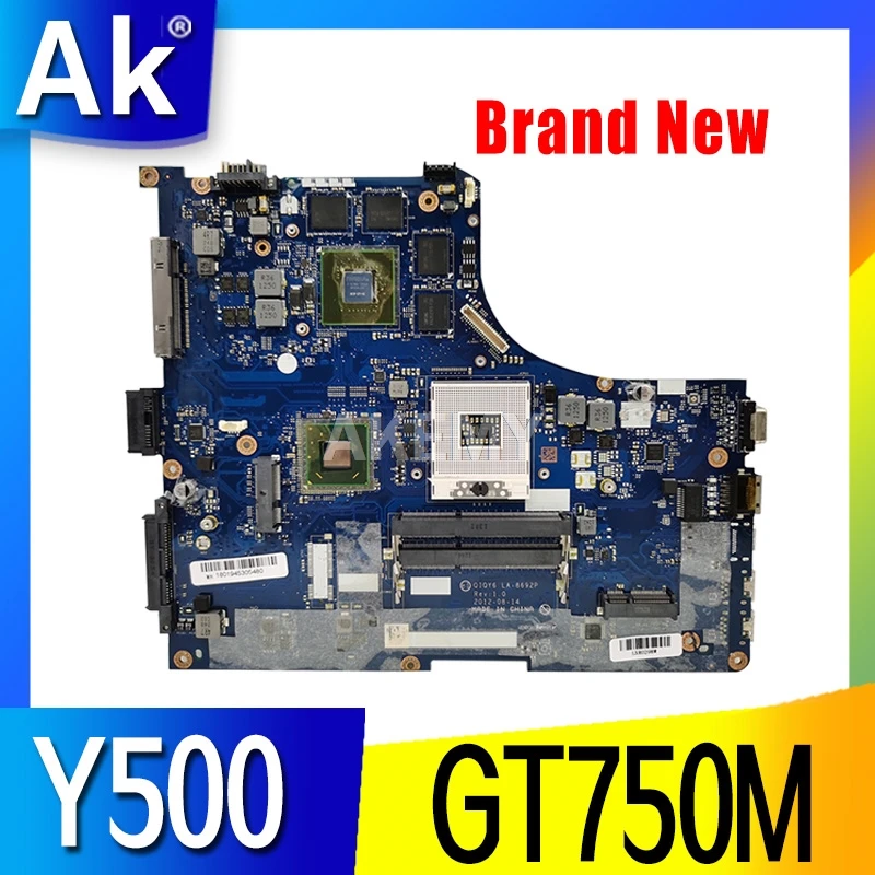 NM-A142 для For Lenovo ideapad Y500 QIQY6 материнская плата ноутбука GT750 с графикой | Компьютеры и