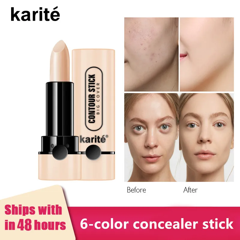 Concealer Cover Acne Scars Tattoos Dark Circles Freckles Long-lasting Make Up Cosmetic Base Makeup Pen Cream | Красота и здоровье