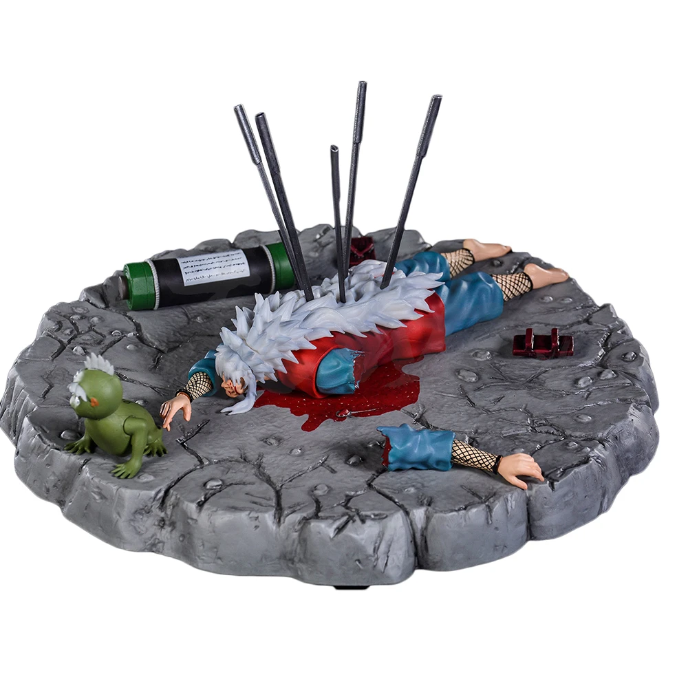 NARUTOS Shippuden аниме модель Ero sennin Gama Sennin GK Jiraiya Death экшн фигурка 25 см Статуэтка из ПВХ