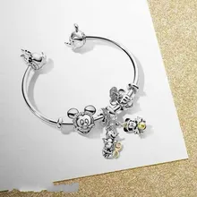 Оригинальные 925 пробы серебряные ажурные кружева любви открытые браслеты подходят для женщин бусины Шарм Diy ювелирные изделия