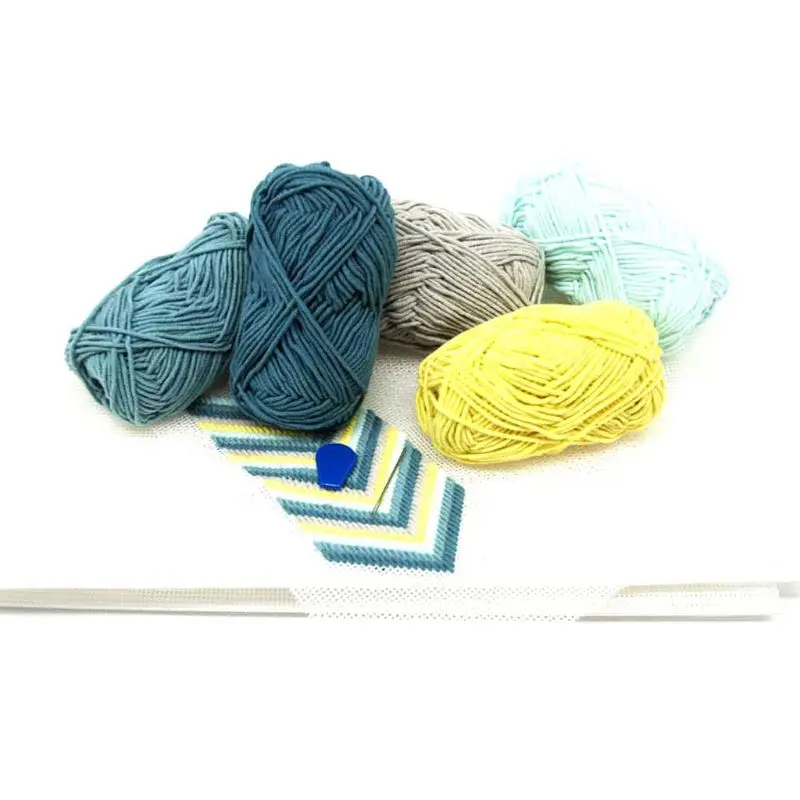 Mesh Cloth Thread Yarn Embroidery Needle Threader Set for Latch Hook Rug Hooking Q6PE