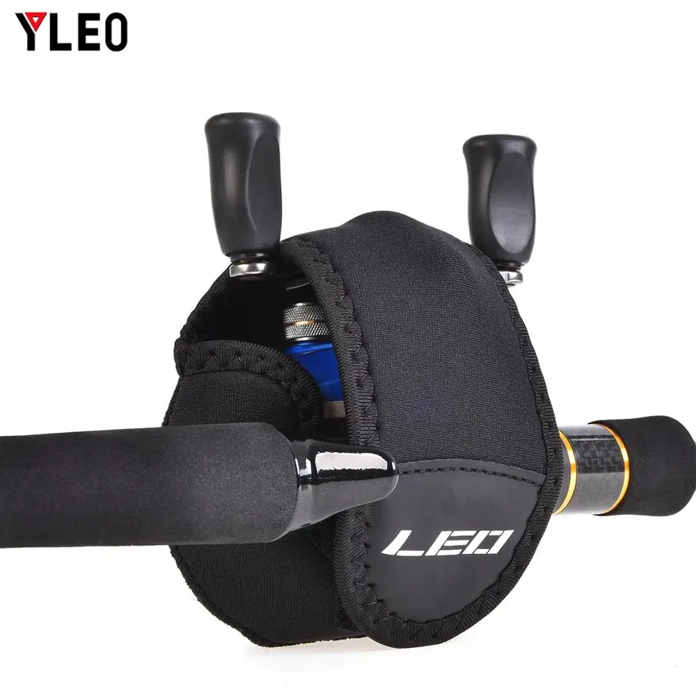 

YLEO Portable Baitcasting Fishing Reel Bag 11.5 * 12cm Pouch Protective Case Cover Holder Storage for pesca
