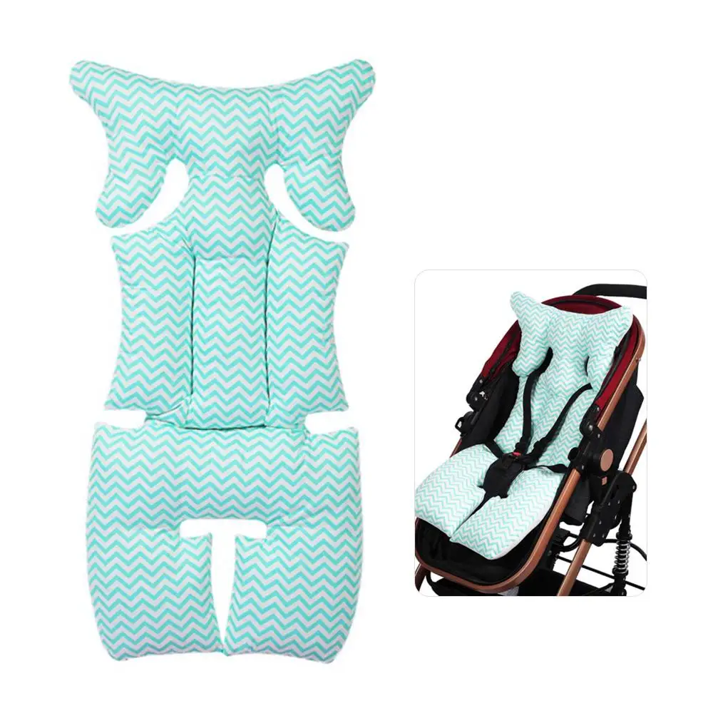 

Cold Warm Doble-sided Baby Stroller Dining Chair Safety Seat Cushion 2 Colors 34x78cm Infants Universal Soft Pad