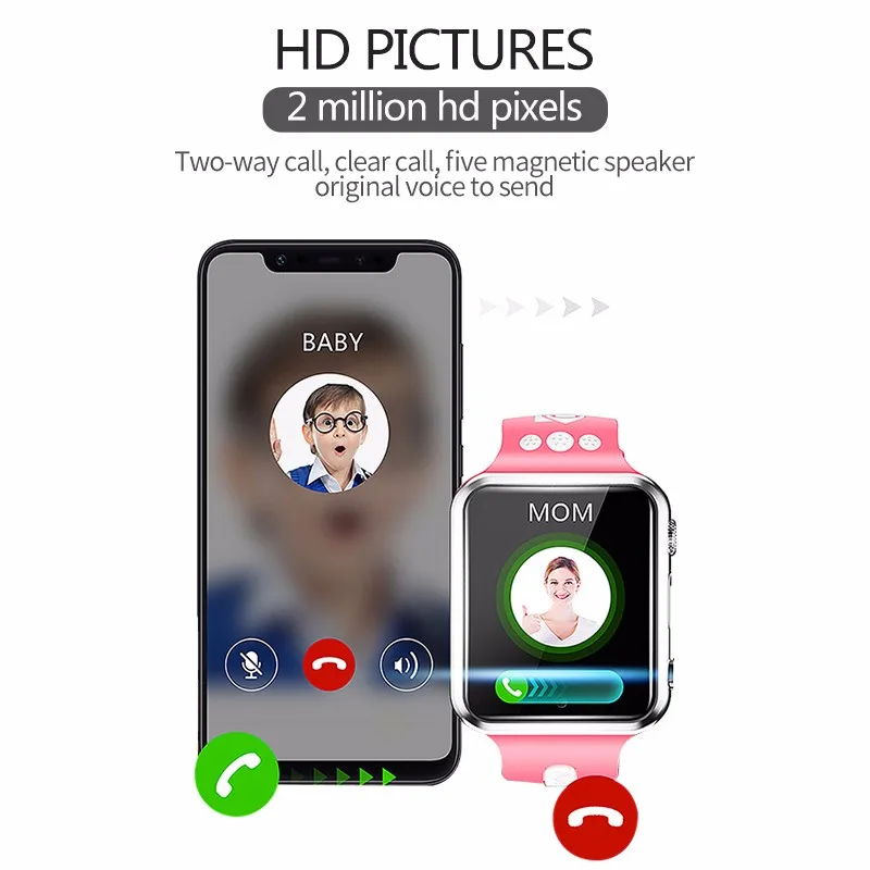 Смарт-часы W5 для детей 4G, 2MP камера, HD видео, голосовой вызов, SOS, gps, Wi-Fi, с большим аккумулятором, для детей, для лавирования, умные часы для Android IOS