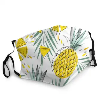

Pineapple Adult Cycling Wearing Mouth Face Mask Cute Anti Haze Smog Dust Mask Wind Protection Mask Respirator Mouth Muffle