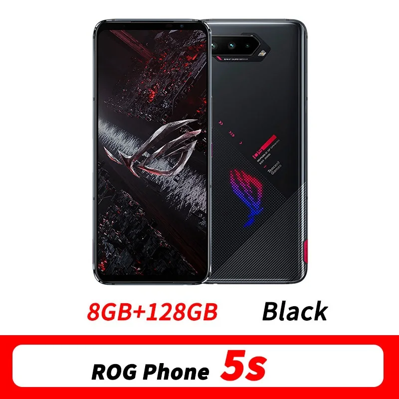 Global rom Asus ROG Phone 5S 5G Gaming Mobile Phone 6.78" 144Hz Snapdragon 888 Plus 65W Fast Charge ROG 5S Gaming Phone gaming ram 8GB RAM