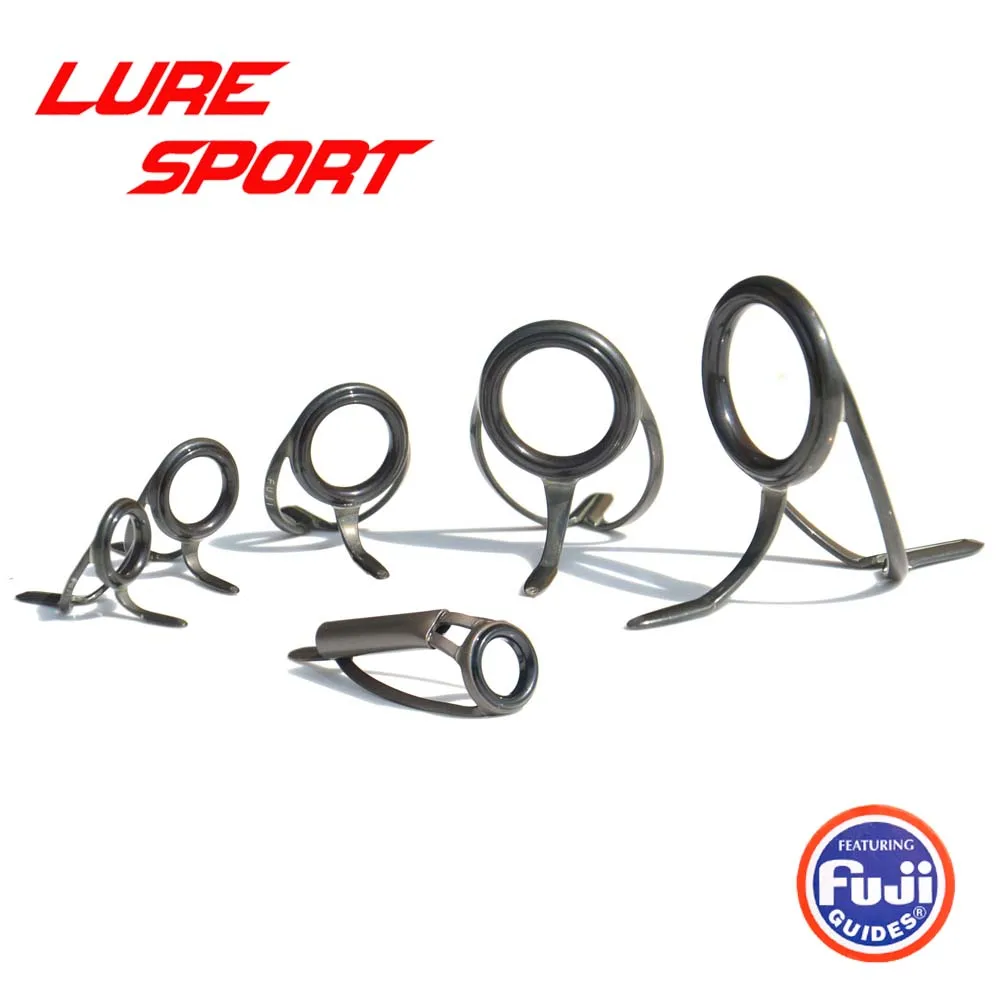 LureSport FUJI guide 6 шт. в комплекте BCMNAT bcmног литой верх и направляющий Набор для удилища