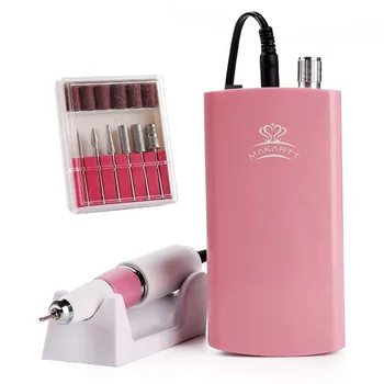 

Makartt 30000RPM Rechargeable Nail Drill Machine Electric E File Acrylic Gel Nail Grinder Tool Bits Set USE0855
