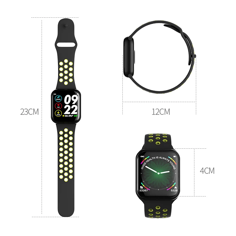 UTELITE F8 Sport Smart Watch IP67 Waterproof Fitness tracker Men Women Heart rate Blood pressure Smartwatch Support IOS Android
