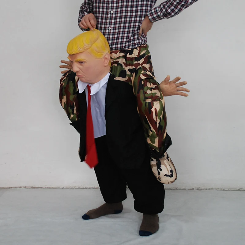 Дональд Трамп платье Ride On Me Хэллоуин Косплей Костюм вечерние Disfraz забавные штаны для взрослых